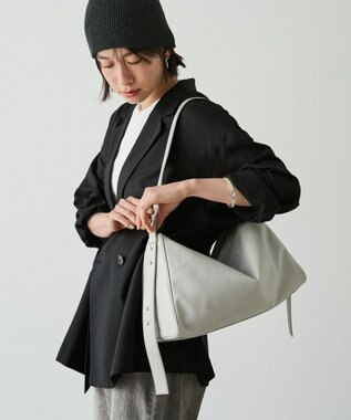 russet トライアングルショルダーバッグ(CE-1675) L.Gray