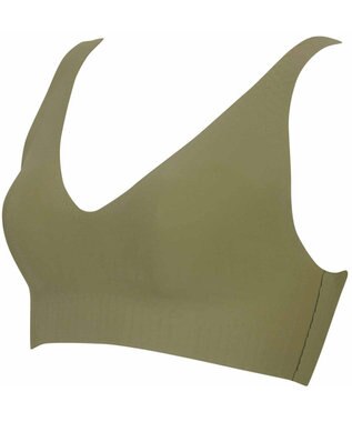 WACOAL 【GOCOCi ゴコチ】 ノンワイヤーブラ まるでつけていないような着ごこち 上向きで立体的なバストシルエット ブラトップ ハーフトップ レディース CGG536 /ワコール オリーブ