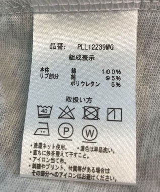 WEGO 【洗える/綿100%】USPOLOワンポイントTシャツ ホワイトボーダー