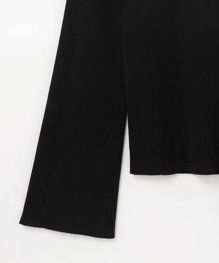 GRACE CONTINENTAL リブニットトップ ブラック