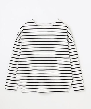 ANY L コクーンボーダープルオーバー ブラック