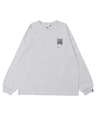 WEGO 【ユニセックス着用ITEM】別注VISIONゴーストスケータープリントT（LS） アッシュグレー