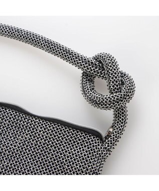 UNBILLION カシュカシュ cachecache / ラインストーン三日月ショルダー ブラック