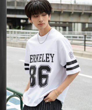 WEGO 【ユニセックス着用ITEM/MLサイズ展開】ナンバリングT（SS） ホワイト