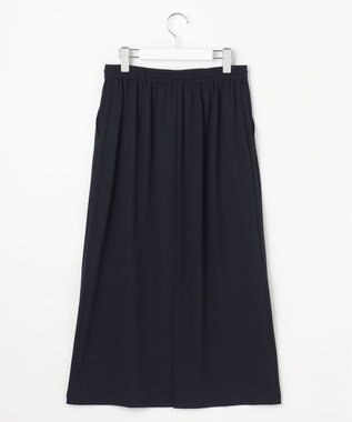 J.PRESS LADIES L 【セットアップ対応】Light ジョーゼット ナロー スカート ネイビー系