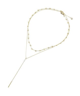 Green Parks 【ステンレス】Ｙ字２連ネックレス