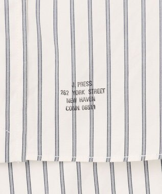 J.PRESS MEN 【SUPIMAコットン使用】マルチストライプブロードシャツ / B.D. アイボリー系1