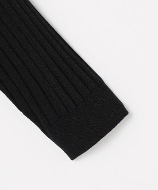 組曲 S ラメアンサンブル ニット ブラック系