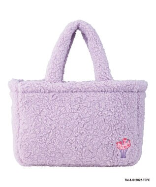 MOONBAT Care Bears(ケアベア) ボアバッグ B4サイズ 手洗い可能 ファイファー ライトパープル
