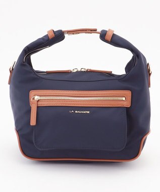 LA BAGAGERIE ループ2WAYショルダーバッグ　SSサイズ ネイビー