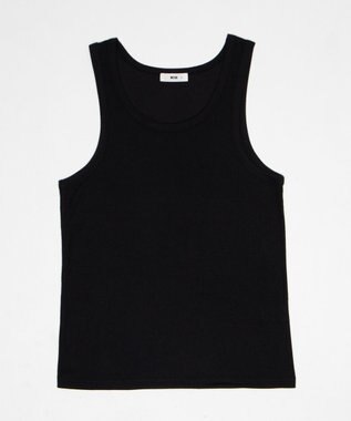 WEGO コットンリブタンクトップ ブラック