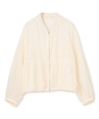BEIGE， SERAPHIN / ライトシアーギャザー ブルゾン Ecru