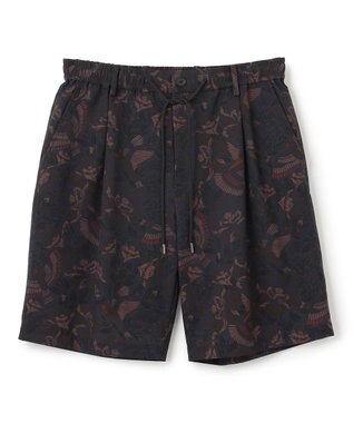 JOSEPH HOMME 新柄【洗える/ストレッチ/シワになりにくい】クールドッツストレッチ メキシカントプリント ショートパンツ/ BERMUDA ダークブラウン系5