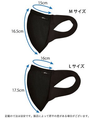 CW-X 【UNISEX】スポーツマスク　息がしやすい３D設計　フィットしやすいノーズワイヤー　メッシュ　/ワコール　HYR701 ブラック