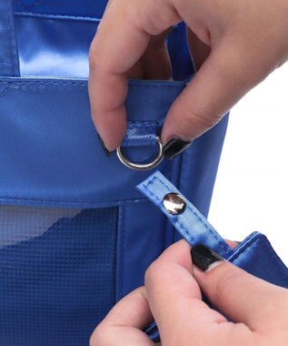 WEGO 【痛バ＆推し活グッズ】ときめき魔法DIYサテンフラップS ブルー