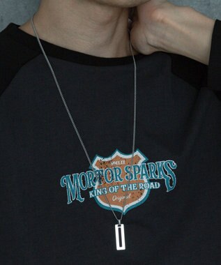 WEGO Mモチーフロングチェーンネックレス 柄8