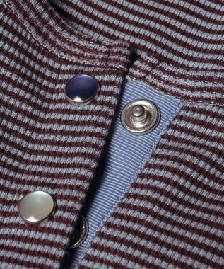 Paul Smith マルチカラーボタン ボーダー タンクトップ ボルドー