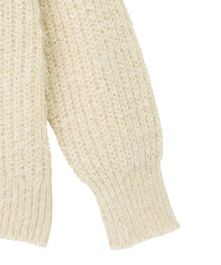 earth music&ecology 【予約】カラーミックスシャギーカーディガン クリーム