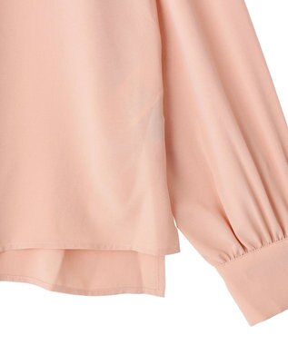 YECCA VECCA スカーフリング付きボウタイブラウス Pink