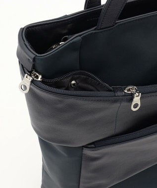 Y'SACCS 【Y'SACCS Gene Line】モルビアン トートバッグ Tall ネイビー