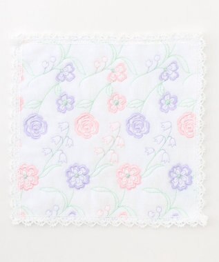 TOCCA ROMANCE LACE MINITOWELCHIEF タオルハンカチ ローズ系
