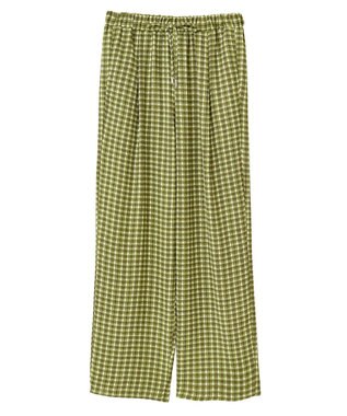 Green Parks 柄イージーパンツⅤ（テーパード） Green