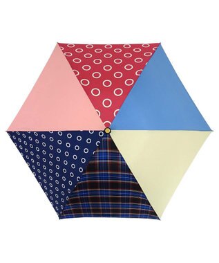 +RING 【プラスリング】【数量限定】レディース向け  折傘55cm MLT T1092 マルチカラー
