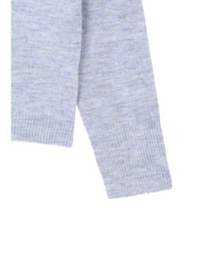 Green Parks ビジュー付きニットプルオーバー Blue