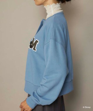 OP／FILA 【ocean pacific】ミッキー/裏毛カーディガン【Disney/ディズニー】 ブルー