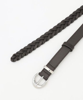 J.PRESS LADIES メッシュベルト ダークブラウン系