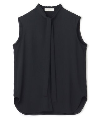 BEIGE， EVA / ボウタイブラウス Black