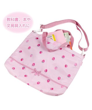 Mother garden マザーガーデン  野いちご レッスンバッグ 《レトロストロベリー柄》 レトロストロベリー柄