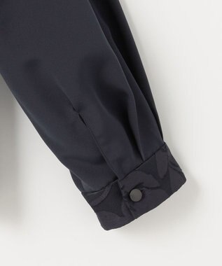 自由区 S 【カタログ掲載・セットアップ対応・洗える】フラワーオパールプルオーバー ブラウス ネイビー