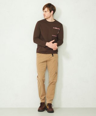 JOSEPH ABBOUD MOUNTAIN 【UNISEX】オーガニックコットン天竺 Tシャツ ダークブラウン系