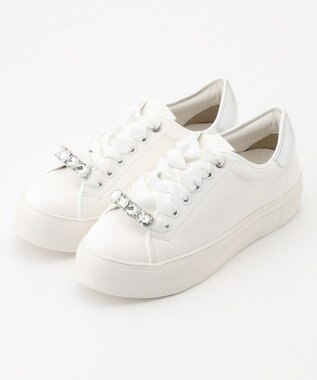 TOCCA 【軽量・抗菌消臭・ビジュー取り外し可】BIJOUX SNEAKERS スニーカー シルバー系