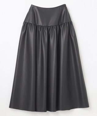 NAVE 【Nave】ヴィーガンレザー スカート ブラック系