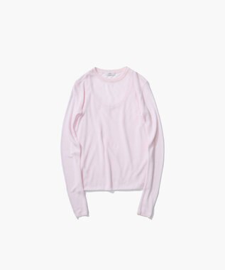 ATON TENCEL SILK CIRCULER RIB | クルー＆タンクレイヤード PINK