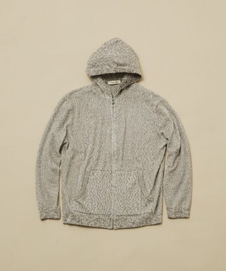 JOSEPH ABBOUD MOUNTAIN 【SPACE】ベアフリース フルZIPパーカー ブラウン系1