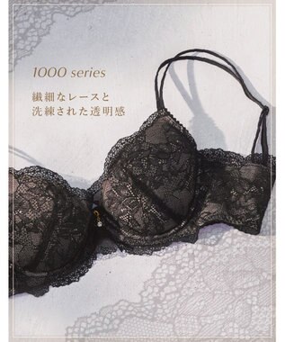 Wing Wing Lesiage 【1000シリーズ】 ペアショーツ はきこみ丈あさめ PF1000 ウイング／ワコール ブラック