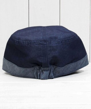 石田製帽 【UNISEX】備後デニム キャップ ネイビー