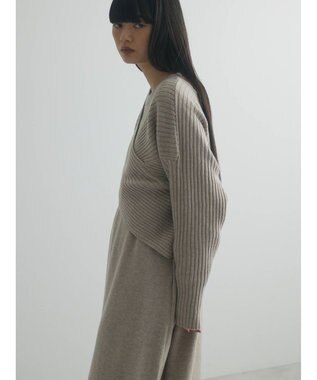 Green Parks armonia. ＳＥＴ２点ニットワンピース Beige