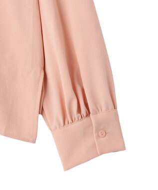 YECCA VECCA スカーフリング付きボウタイブラウス Pink