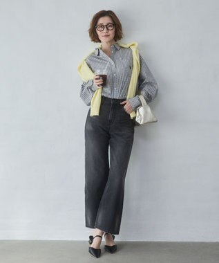 WEGO 【26年春新色登場★】USPOLOBIGシャツ ブラックチェック1