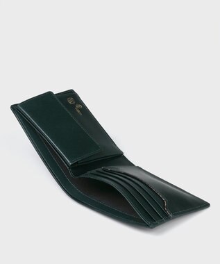 Paul Smith ベジタン SS26 2つ折り財布 ダークグリーン