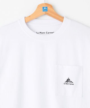 SHARE PARK MENS 【UVカット・吸水速乾・ストレッチ・軽量 】刺繍ポケットＴシャツ（L・XLサイズ） アイボリー系