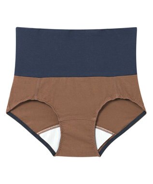 une nana cool 綿ベア天竺 カラーブロッキング サニタリーショーツ