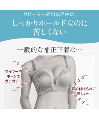 BRADELIS New York 【BRADELIS NewYork peace】　きゅっとバストアップブラ23 ブラック