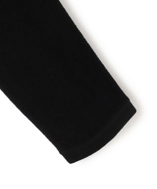 23区 【洗える】ベロアニット カーディガン ブラック系