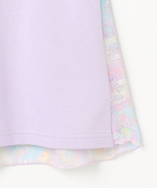 ANY KIDS 【すみっコぐらし】バックシャン Tシャツ ラベンダー