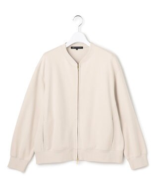 23区 【WEB＆一部店舗限定】クリアコットンテリー ダブルジップ ブルゾン ホワイト系